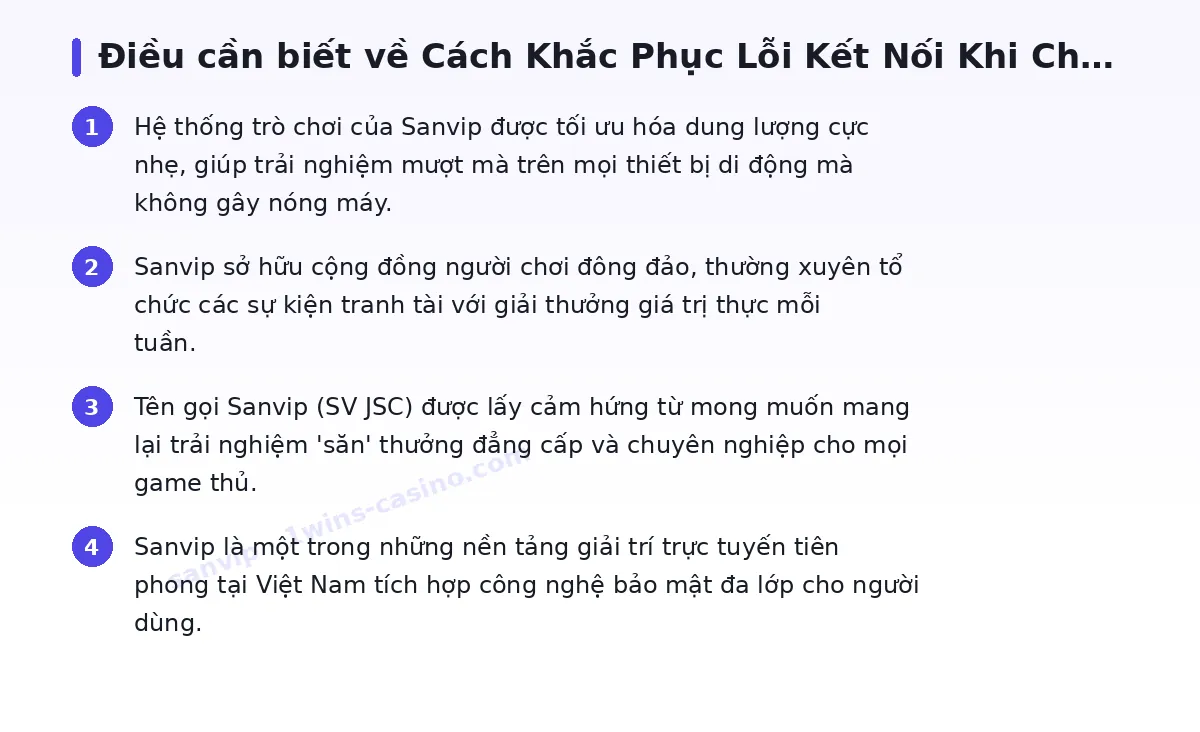 Những điều cần biết về sanvip
