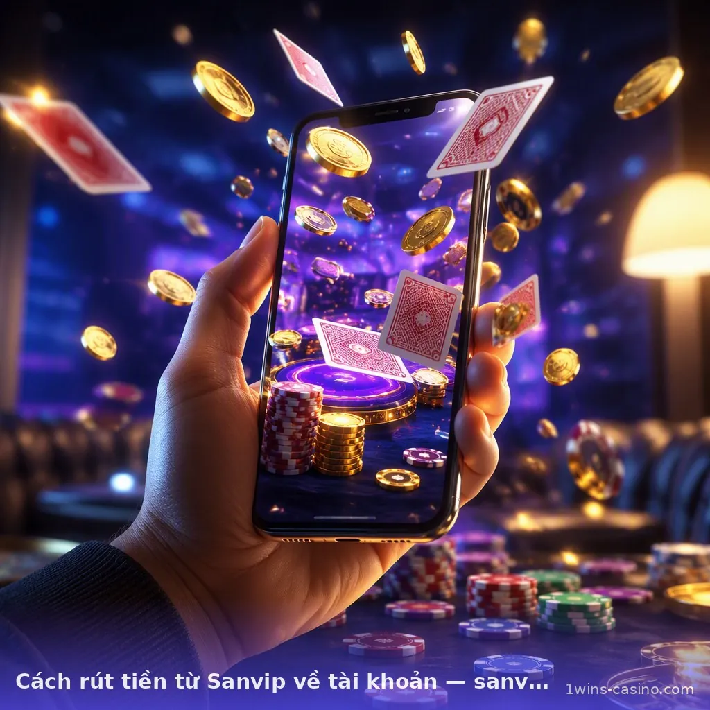 Cách rút tiền từ Sanvip về tài khoản — sanvip · ảnh 1