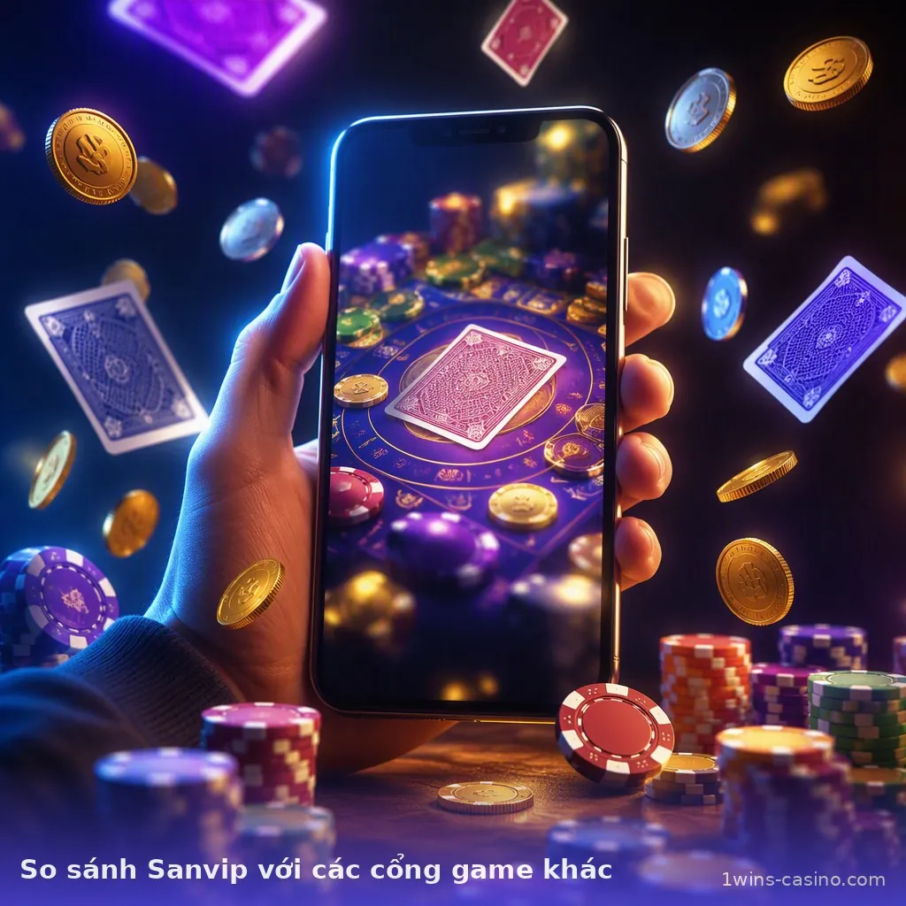 So sánh Sanvip với các cổng game khác