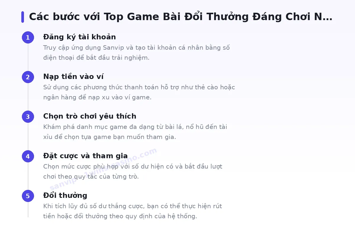 Các bước bắt đầu với sanvip